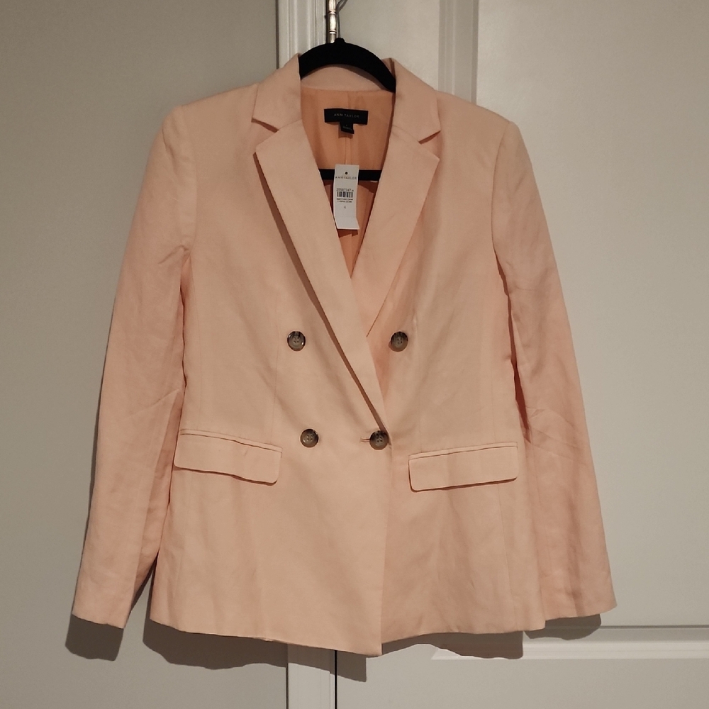 Ann Taylor Linen Blend Blazer